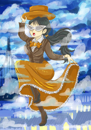 Amber the Rainy Girl (Magical Form)