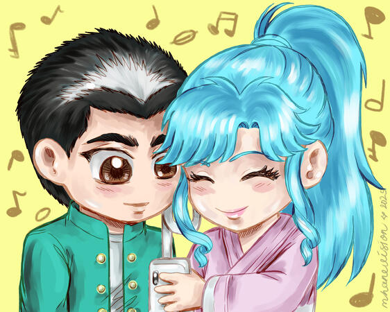 Yusuke x Botan Yusuke x Botan